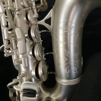 Allora Paris Series Model ASPS-550 Curved Soprano Saxophone Silver Plated image 4