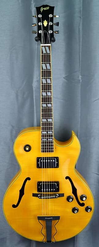 Greco N-60 Jazz 1977 Natural Flame Es-175 Japan import