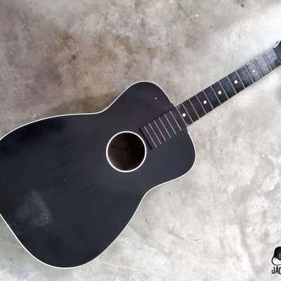 Luthier Special: Harmony / Kay / Truetone Guitar Husk Project (1950s, Black) image 19