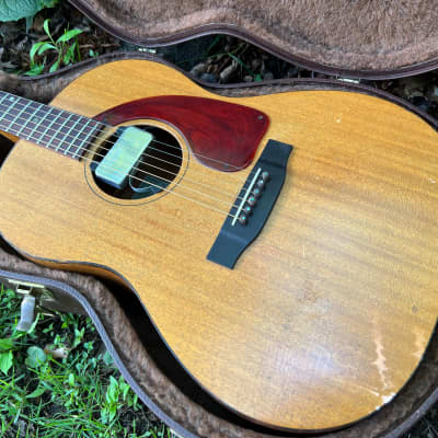Epiphone FT-30 Caballero Acoustic 1968 with Lawrence Sound Hole Pickup and OHSC 1968 Natural image 16