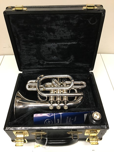 Benge pocket trumpet ML Silver plate Resno Tempered Bell