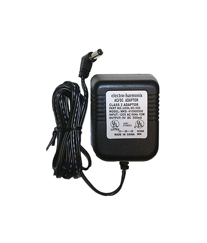 ElectroHarmonix US9L-DC-500 Power Adapter, 9 Volt DC 500mA, | Reverb