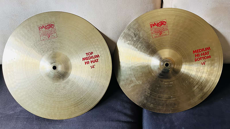 Paiste Hh 14 2002 red label vintage 80’s - Red label image 1