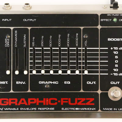 【美品】ELECTRO-HARMONIX / GRAPHIC FUZZ Vintage: Electro-Harmonix Graphic Fuzz — Pedals and Effects