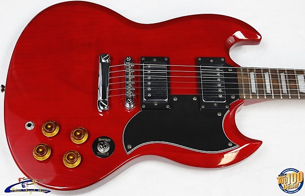 1997 Epiphone SG Cherry Finish G-400 22-Fret Electric Guitar