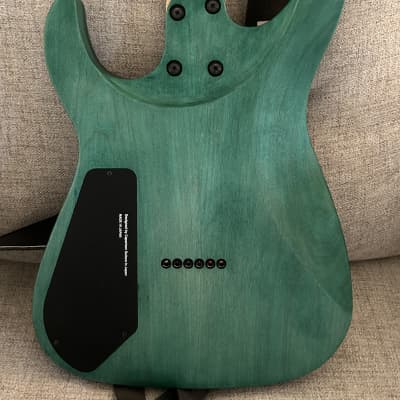 Caparison Dellinger II FX-AM guitar 2018 - 2021 - Dark Green Matt image 7