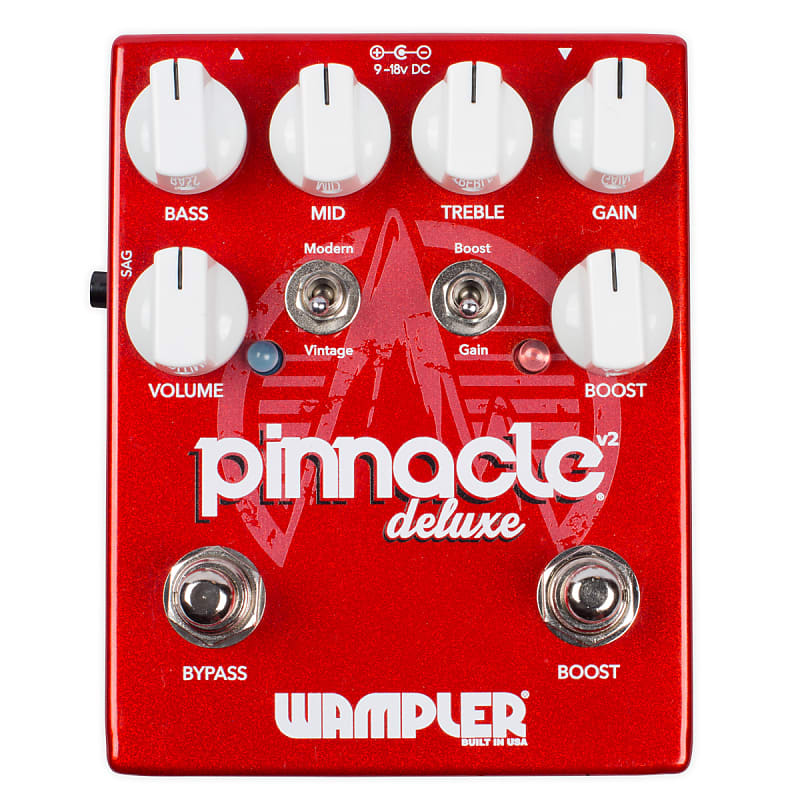 New Wampler Pinnacle Deluxe V2 Overdrive Guitar Effects Pedal image 1