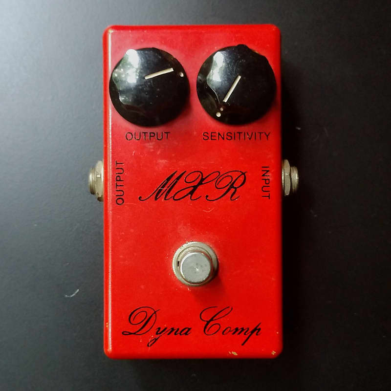 Vintage Script MXR Dyna Comp In BUD Box. Earliest And Best