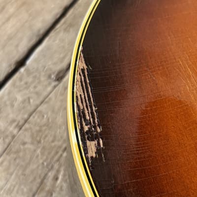 Gibson L-7 Archtop Crack and Repair Free 1949 - Cremona Brown Sunburst image 9