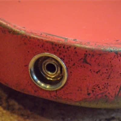 American Fender Telecaster Heavy Relic  Fiesta Red on Jade Green Metallic Custom Shop Pickups image 13