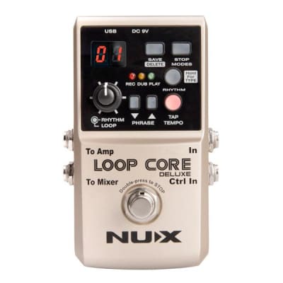 NUX Loop Core Deluxe Looper with Drum Machine for sale