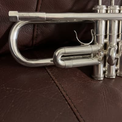 Getzen Eterna 700S Bb Trumpet SN P-13689 (Silver plated) image 11
