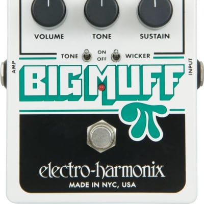Electro-Harmonix Big Muff Pi with Tone Wicker Distortion Guitar Effects Pedal image 2