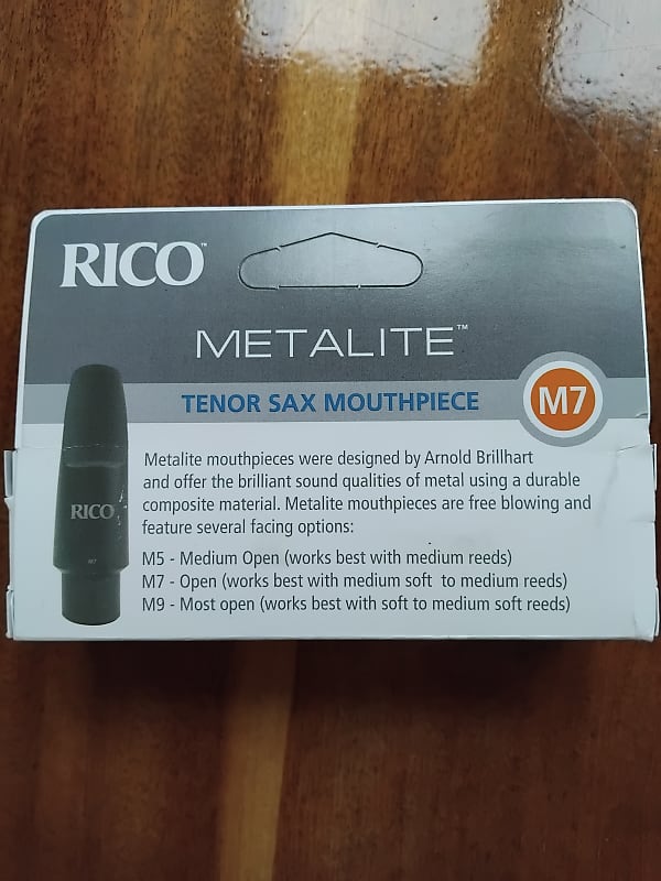 Rico MKM-7 Metalite Tenor Saxophone Mouthpiece - M7 2010s - Standard image 1