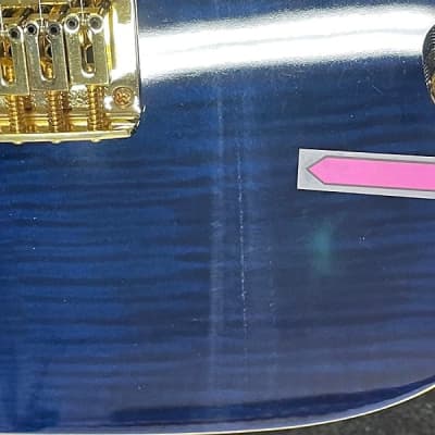 Ibanez High Performance RG421HPFM Electric Guitar Flame Maple Top Blue Reef image 6