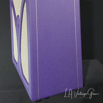 Kerry Wright 3 x 10 Custom Cab - Purple Tolex & Alnico Kodak Speakers - Wacky KW Build ! image 4