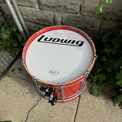 Ludwig 20” x 10” (Deep) - Red Marching / Concert Bass Drum Monroe Keystone image 18
