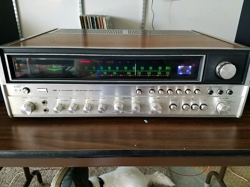 Sansui QRX-6001 Quad Receiver W/ CD4 Encoding 70s Wood And | Reverb