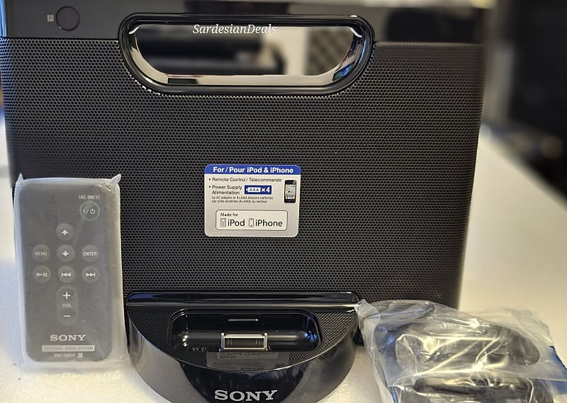 Sony RDP-M5iP Compact Speaker Dock for iPod & iPhone in | Reverb