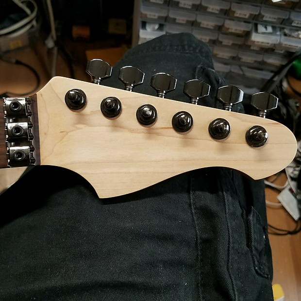 Warmoth Rosewood And Maple Warhead Strat Neck Floyd Rose W Gotoh Nut R4 1 11 16