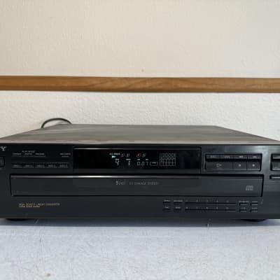 Sony CDP-C265 CD Changer 5 Compact Disc Player HiFi Stereo Vintage Home Audio image 1