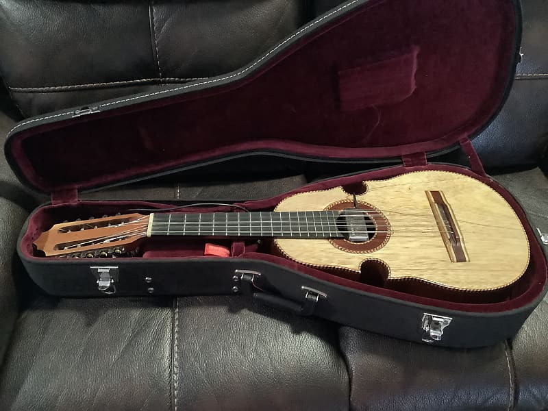 Puerto Rican Cuatro with case Luthier made by Hector Rivera Reverb