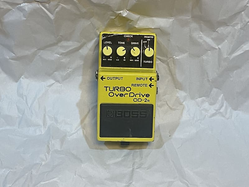 Boss OD-2R Turbo OverDrive (Silver Label) 1994 - 1997 - Yellow