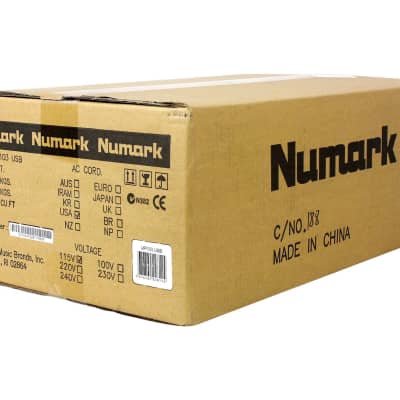 Numark MP103USB Pro Rack Mount DJ CD Player+2) Active Speakers+Stands+Headphones image 5