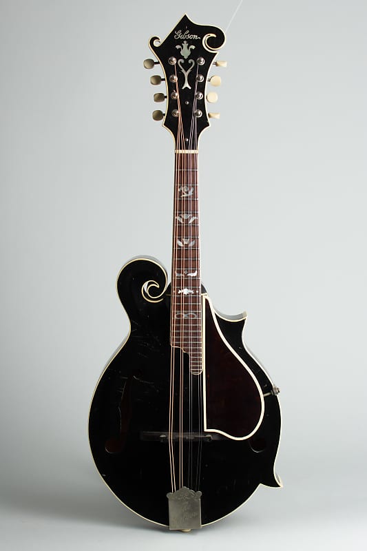 Gibson  F-10 Carved Top Mandolin (1934), ser. #91445, original black hard shell case. image 1