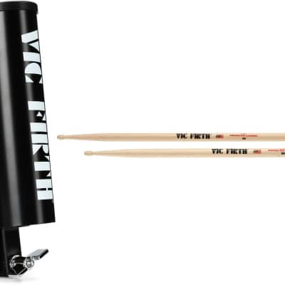 Vic Firth Drum Stick Caddy  Bundle with Vic Firth American Classic Drumsticks - 5A - Wood Tip image 1