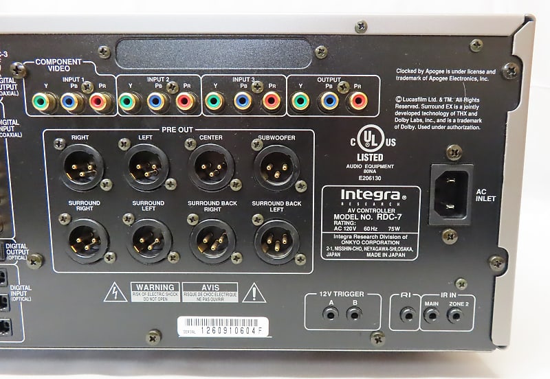 ONKYO Integra AVコントローラー RDC-7 通電確認のみ ONKYO Integra AVコントローラー RDC-7 通電確認のみ