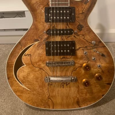 Engel Guitars 14 Inch Hollowbody 2015 Spalted Maple Top image 1