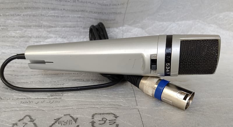 Uher m534 vintage dynamic micophone 70s (AKG) mic for snare