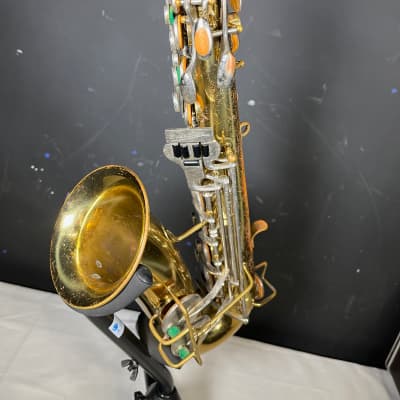 Vintage Buescher S-33 Alto Sax from 1960s original Brass image 8