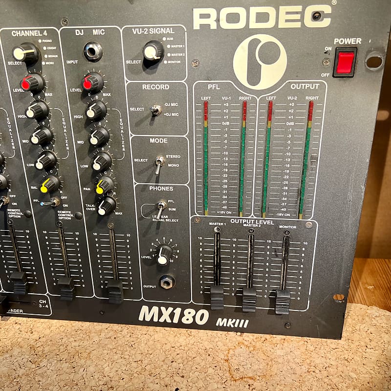 RODEC MX180 MKIII　アナログDJミキサー Rodec MX180 MKIII | Reverb
