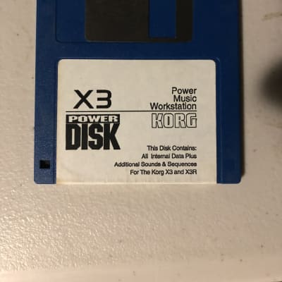 Korg X3 Power Music Workstation Power Disk 1993 image 1