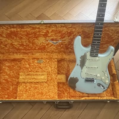 Fender Fender Customshop 63 Stratocaster Relic 2021 - Sonic Blue image 4