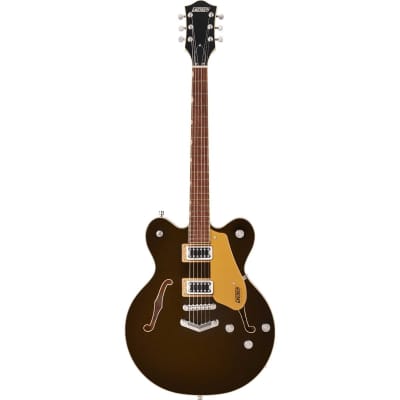 Gretsch G5622 Electromatic Collection Center Block Double-Cut Electric Guitar with V-Stoptail, Black Gold image 1