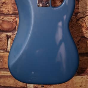 Left Handed Precision Bass w/ MIJ 50th Anniversary Fender Jazz Bass Neck Lake Placid Blue image 4