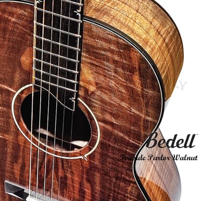 Bedell FS-P-WNWN Fireside Parlor Walnut custom handcraft guitar image 7