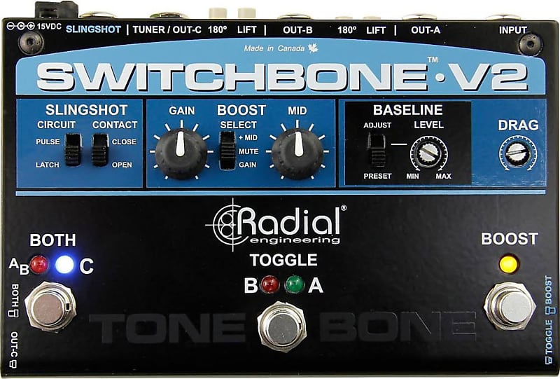 Radial R800 7081 Switchbone V2 ABY/C Amp Selector and Booster image 1