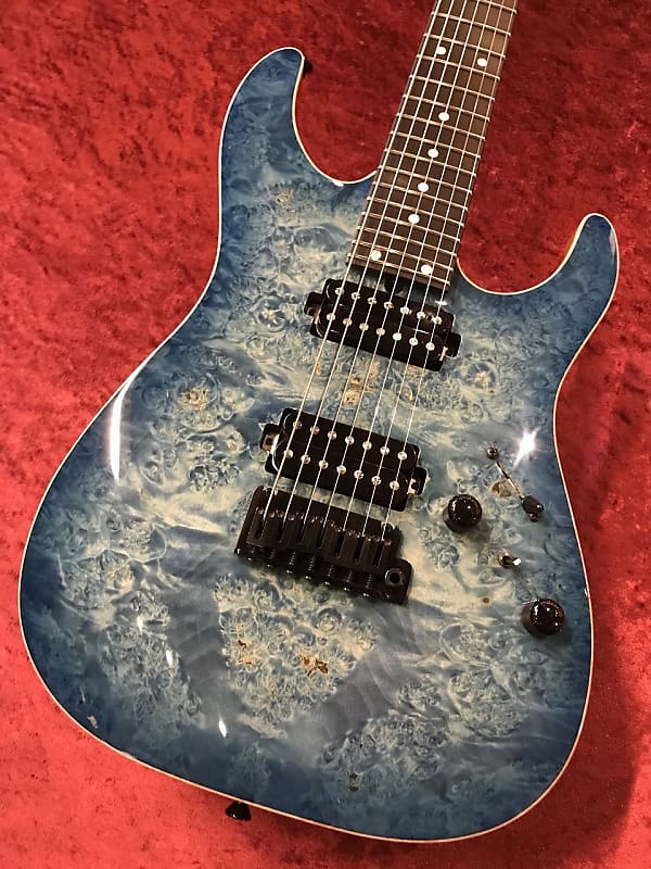 T's Guitars DST-24 7st Custom -Light Coral Blue- 2021[GSB019] | Reverb