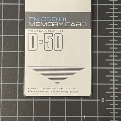 Roland PN-D50-01 ROM Patch Data Memory Card for D-50 / D-550