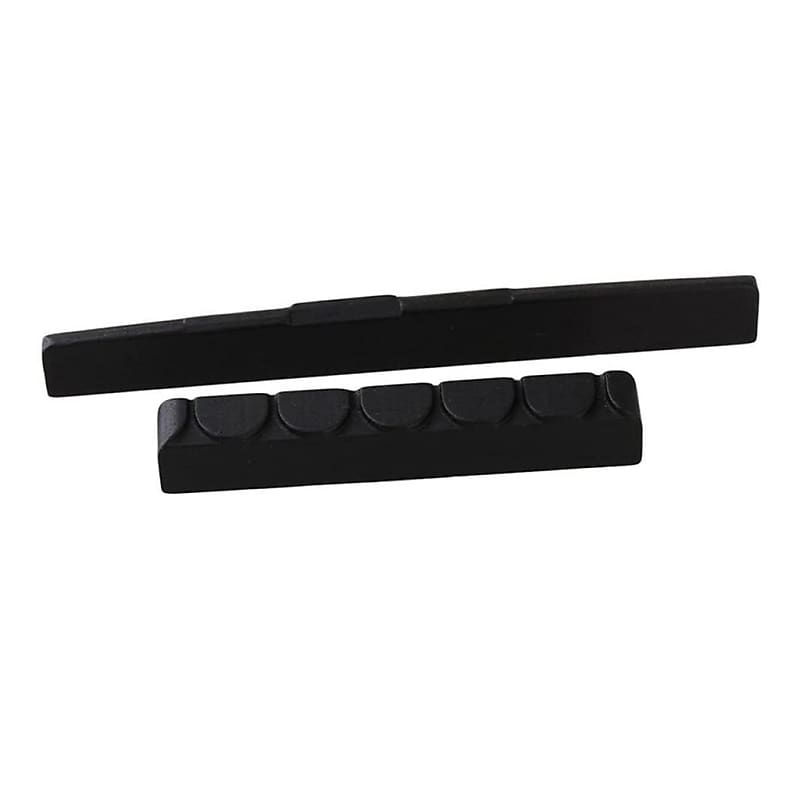 Ebony Wood Classical Guitar Bridge Nut and Saddle Reverb