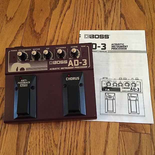 Boss AD-3 Acoustic Instrument Processor image 2
