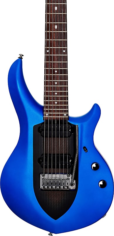 Sterling Majesty MAJ170 7-String Electric Guitar, Siberian Sapphire w/ Gig Bag image 1