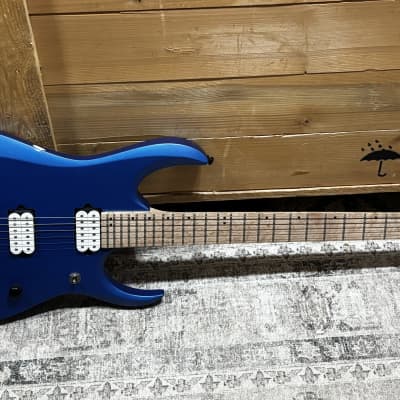 ギター banez RGDIR6M-LBM Ibanez Iron Label RGDIR6M-LBM Laser Blue Matte | USA