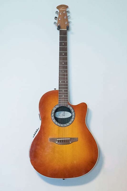 Ovation Standard Balladeer 1861 2000 Orange Sunburst Reverb