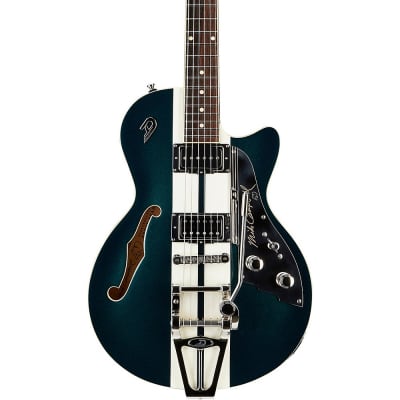 Duesenberg Alliance Mike Campbell 40th Anniversary Electric Guitar Catalina Green and White for sale