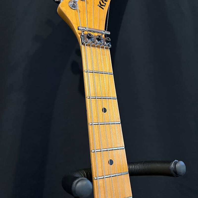 Kramer ESPヴィンテージ 1980s Kramer/ESP JK1000 - RARE Tiger Graphic/RARE Matching